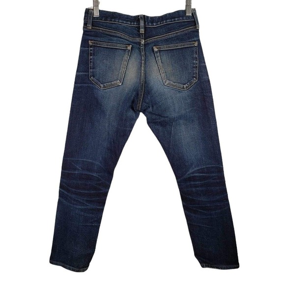 Uniqlo Redline Selvedge Jeans 29X27 Dark Slim Straight Kaihara Dark Wash - Picture 3 of 13